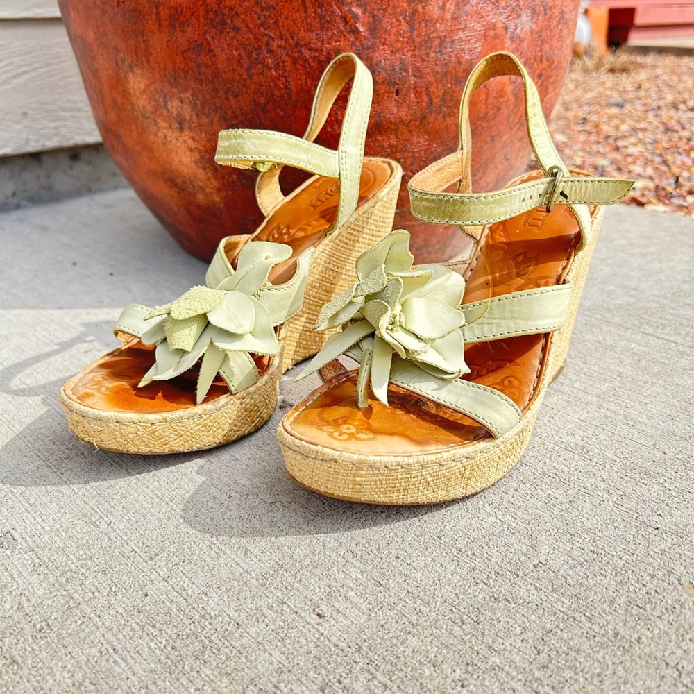 Born wedge sandal